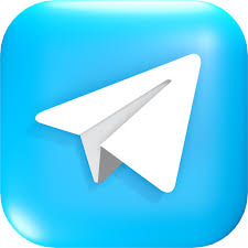 telegram, logo, circle Icon